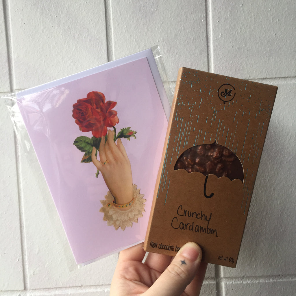 Add on gift - Melt Confectionary Chocolate Bar & SFB Wildflower Card