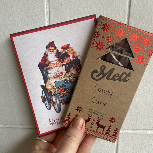 Add on gift - Holiday Melt Confectionary Chocolate Bar & SFB Holiday Card